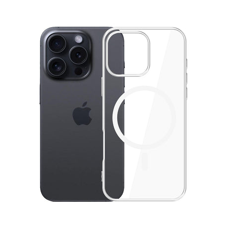 Husa de protectie 3mk Clear MagCase compatibil cu iPhone 16 Pro Max, Transparent