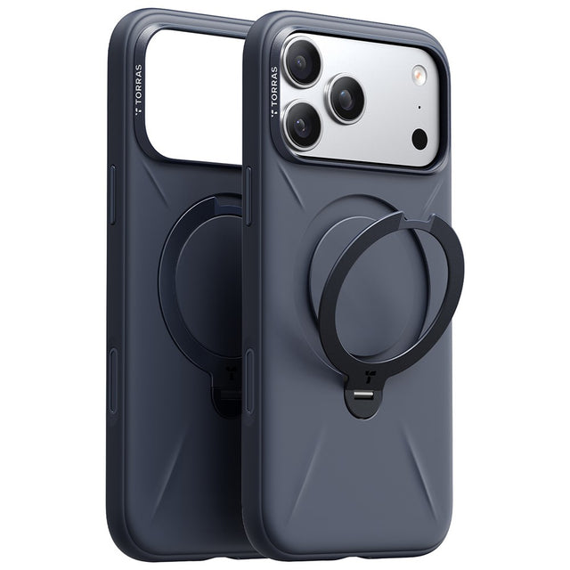 Husa de protectie Torras QPRO Silicone Series compatibil cu iPhone 17 Pro, Bleumarin