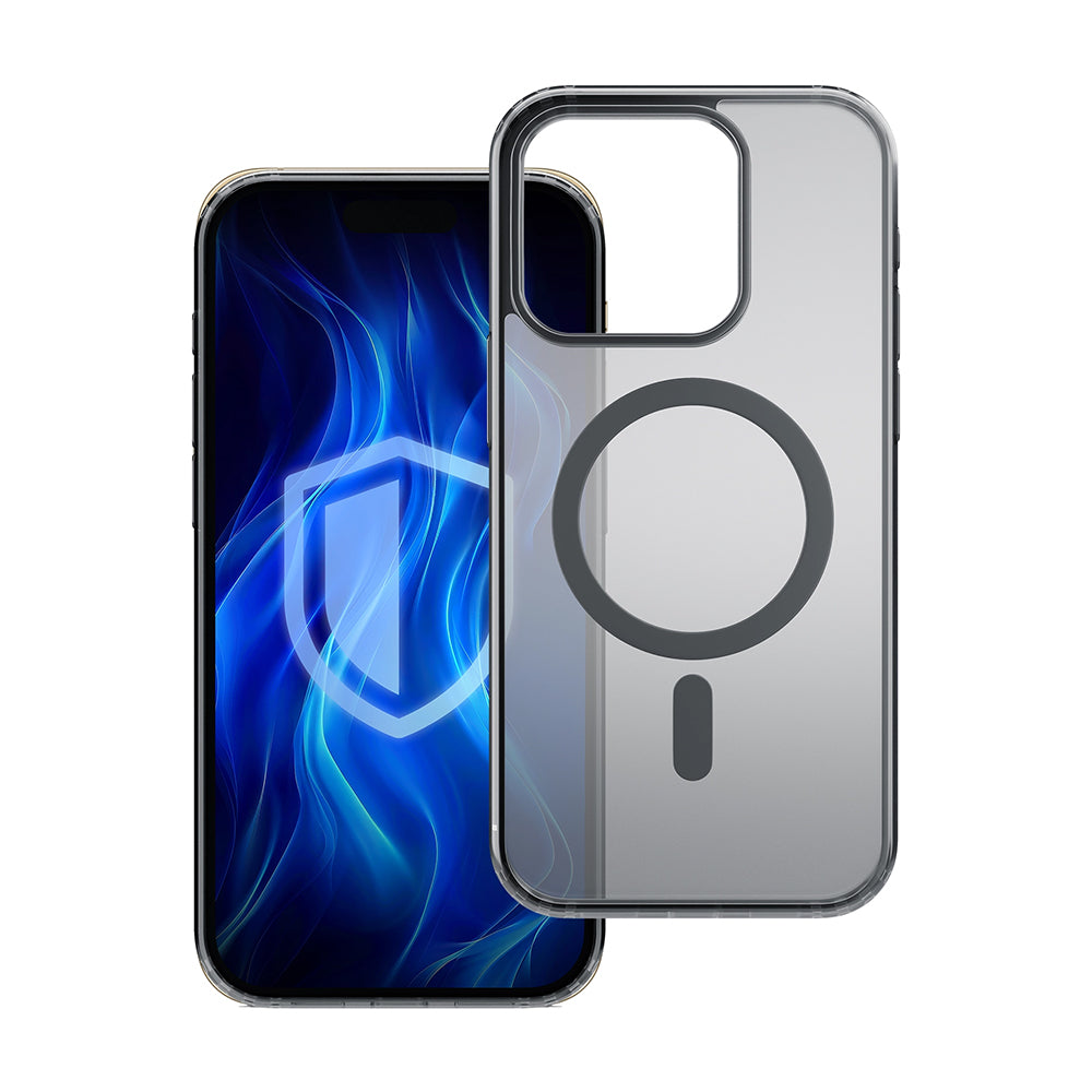 Husă 3mk Frosty MagCase pentru iPhone 16 Pro Max, neagră