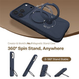 Husa de protectie Torras QPRO Silicone compatibil cu iPhone 17 Pro Max, Albastru