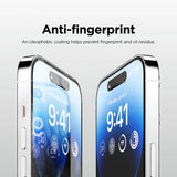 Folie de protectie ANANK 2.5D 5X Reinforced Anti-fingerprint compatibil cu iPhone 17 Pro, Negru