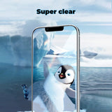 Folie de protectie ANANK 2.5D 5X Reinforced Anti-fingerprint compatibil cu iPhone 17 Pro, Negru