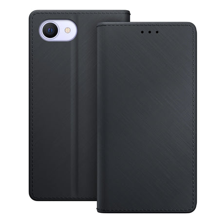 Husa de protectie 3mk Wallet compatibil cu iPhone 16e / iPhone 17e, Negru