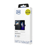 Husa de protectie 3mk Wallet compatibil cu iPhone 16, Negru