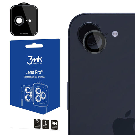 Folie de protectie 3mk Lens Protection Pro compatibil cu iPhone 16e / iPhone 17e, Transparent