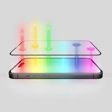 Folie de protectie ANANK 2.5D 5X Reinforced Anti-blue Light compatibil cu iPhone 17 Pro Max, Negru