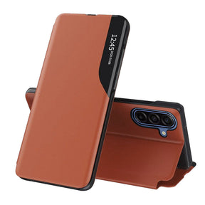 Husa de protectie Techsuit eFold Series compatibil cu Samsung Galaxy A17 5G / A17 4G / M17 / F17, Portocaliu