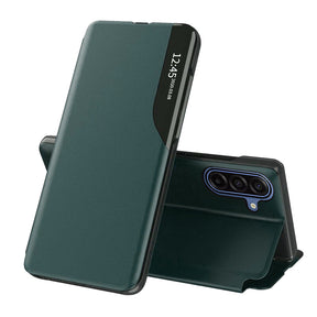 Husa de protectie Techsuit eFold Series compatibil cu Samsung Galaxy A17 5G / A17 4G / M17 / F17, Verde Inchis