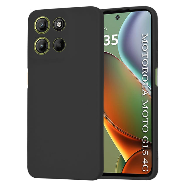 Husa de protectie Techsuit SoftFlex compatibil cu Motorola Moto G15 / G15 Power / G17 / G17 Power, Negru