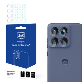 Folie de protectie 3mk Lens Protection (set de 4) compatibil cu Motorola Edge 60 Fusion, Transparent
