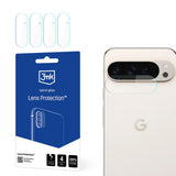 Folie de protectie 3mk Lens Protection (set de 4) compatibil cu Google Pixel 9 Pro XL, Transparent