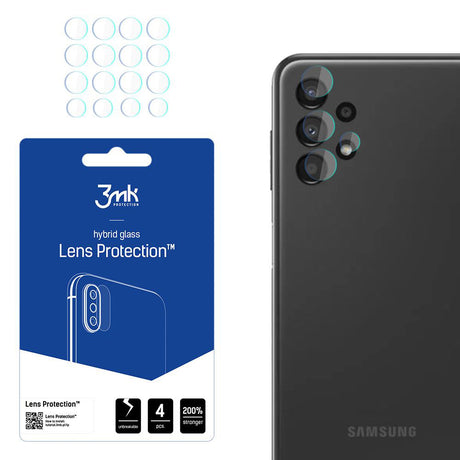 Folie de protectie 3mk Lens Protection (set de 4) compatibil cu Samsung Galaxy A13 4G, Transparent