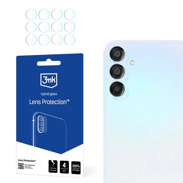Folie de protectie 3mk Lens Protection (set de 4) compatibil cu Samsung Galaxy A15 5G, Transparent