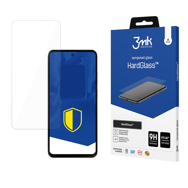 Folie de protectie 3mk HardGlass Tempered compatibil cu Motorola Moto G15 / G15 Power / G05 / E15, Transparent