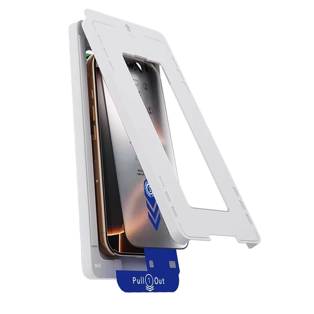Folie de protectie ANANK 2.5D 5X Reinforced HD with Installation Box compatibil cu iPhone 17 Pro Max, Negru
