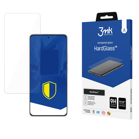 Folie de protectie 3mk HardGlass Tempered compatibil cu Xiaomi Redmi Note 14 4G (Regional) / Redmi Note 14 5G, Transparent