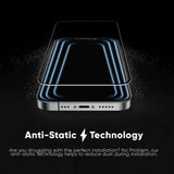 Folie de protectie ANANK 3D Invisible 5X Reinforced Edge to Edge compatibil cu iPhone 17, Negru