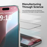 Folie de protectie ANANK 3D Invisible 5X Reinforced Edge to Edge compatibil cu iPhone 17, Negru