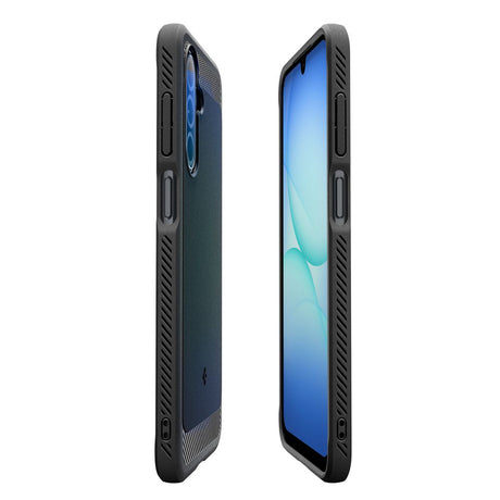 Husa de protectie Spigen Rugged Armor (ACS09844) compatibil cu Samsung Galaxy A17 4G / A17 5G, Negru