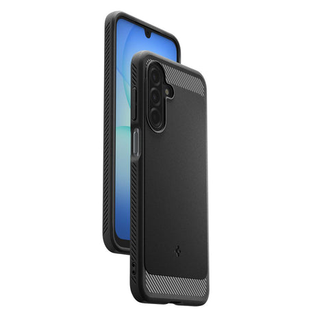 Husa de protectie Spigen Rugged Armor (ACS09844) compatibil cu Samsung Galaxy A17 4G / A17 5G, Negru