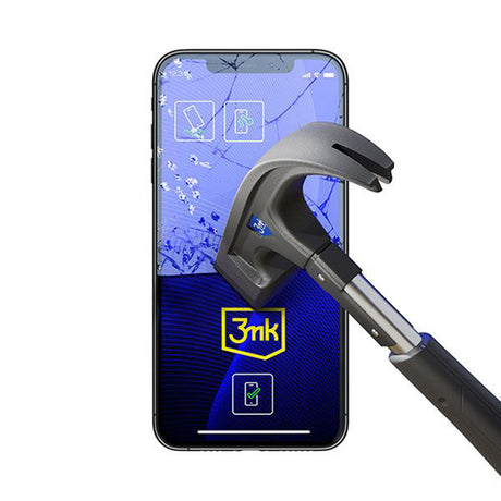Folie de protectie 3mk FlexibleGlass compatibil cu iPhone 12 / iPhone 12 Pro, Transparent