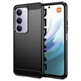 Husa de protectie Techsuit Carbon Silicone compatibil cu Xiaomi Redmi 15 4G / Redmi 15 5G, Negru