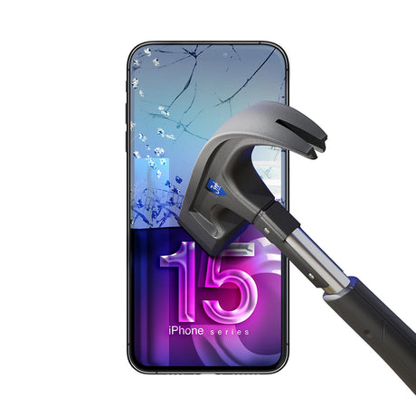 Folie de protectie 3mk FlexibleGlass compatibil cu iPhone 15, Transparent