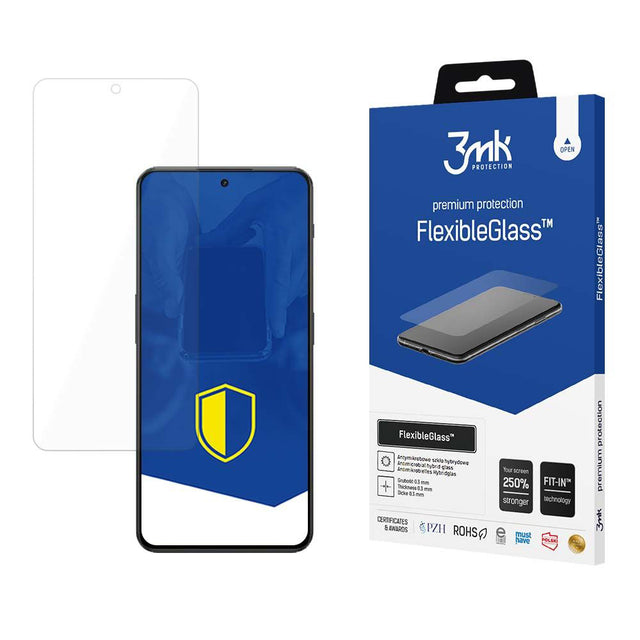 Folie de protectie 3mk FlexibleGlass compatibil cu OnePlus Nord 3, Transparent