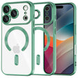 Husa de protectie Techsuit Luxury Crystal MagSafe compatibil cu iPhone 17 Pro, Verde Deschis