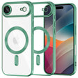 Husa de protectie Techsuit Luxury Crystal MagSafe compatibil cu iPhone 17 Air, Verde Deschis