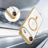 Husa de protectie Techsuit Luxury Crystal MagSafe compatibil cu iPhone 17 Air, Verde Deschis