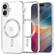 Husă Techsuit Luxury Crystal MagSafe argintie pentru iPhone 17