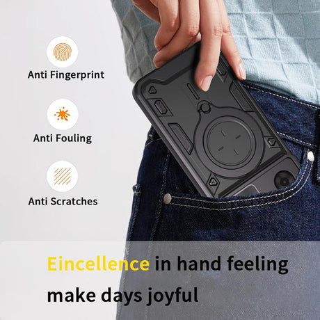 Husa de protectie Techsuit CamGuard Pro compatibil cu Xiaomi Redmi A5 4G (Standard), Negru