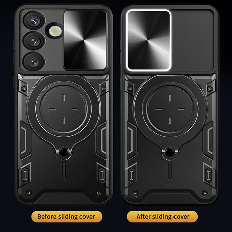 Husa de protectie Techsuit CamGuard Pro compatibil cu Samsung Galaxy S25 FE, Negru