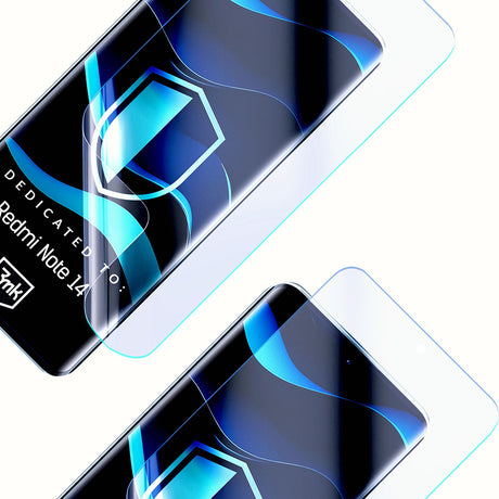 Folie de protectie 3mk FlexibleGlass compatibil cu Xiaomi Redmi Note 14 4G (Standard), Transparent