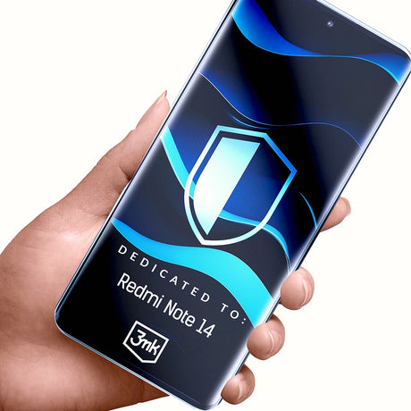 Folie de protectie 3mk FlexibleGlass compatibil cu Xiaomi Redmi Note 14 4G (Standard), Transparent
