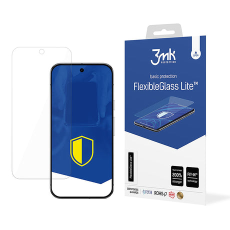 Folie de protectie 3mk FlexibleGlass Lite compatibil cu Google Pixel 9 Pro XL, Transparent