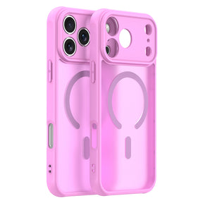Husa de protectie Techsuit HaloFrost II MagSafe compatibil cu iPhone 17 Pro Max, Roz