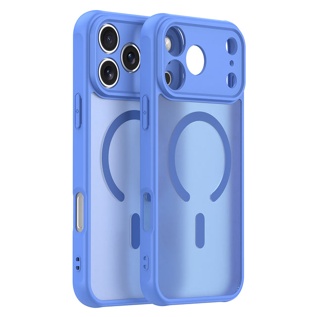 Husa de protectie Techsuit HaloFrost II MagSafe compatibil cu iPhone 17 Pro, Albastru Cer