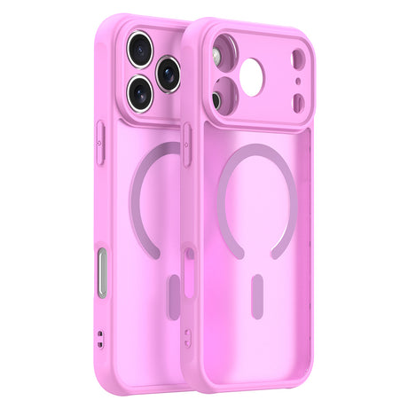Husa de protectie Techsuit HaloFrost II MagSafe compatibil cu iPhone 17 Pro, Roz