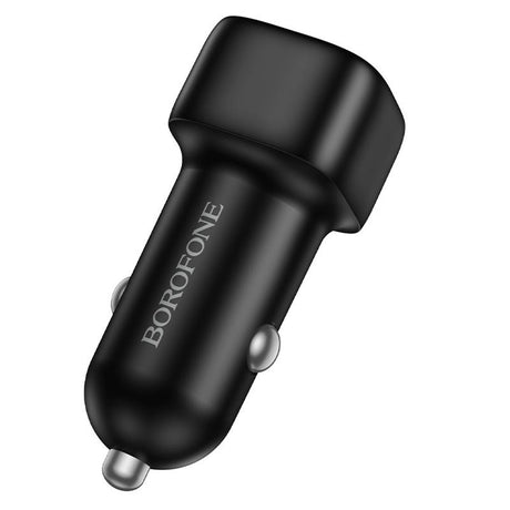 Incarcator Borofone Car Cloud (BZ34A), Type-C, Single Port, 20W (PD/QC/FCP/AFC), ABS, Negru