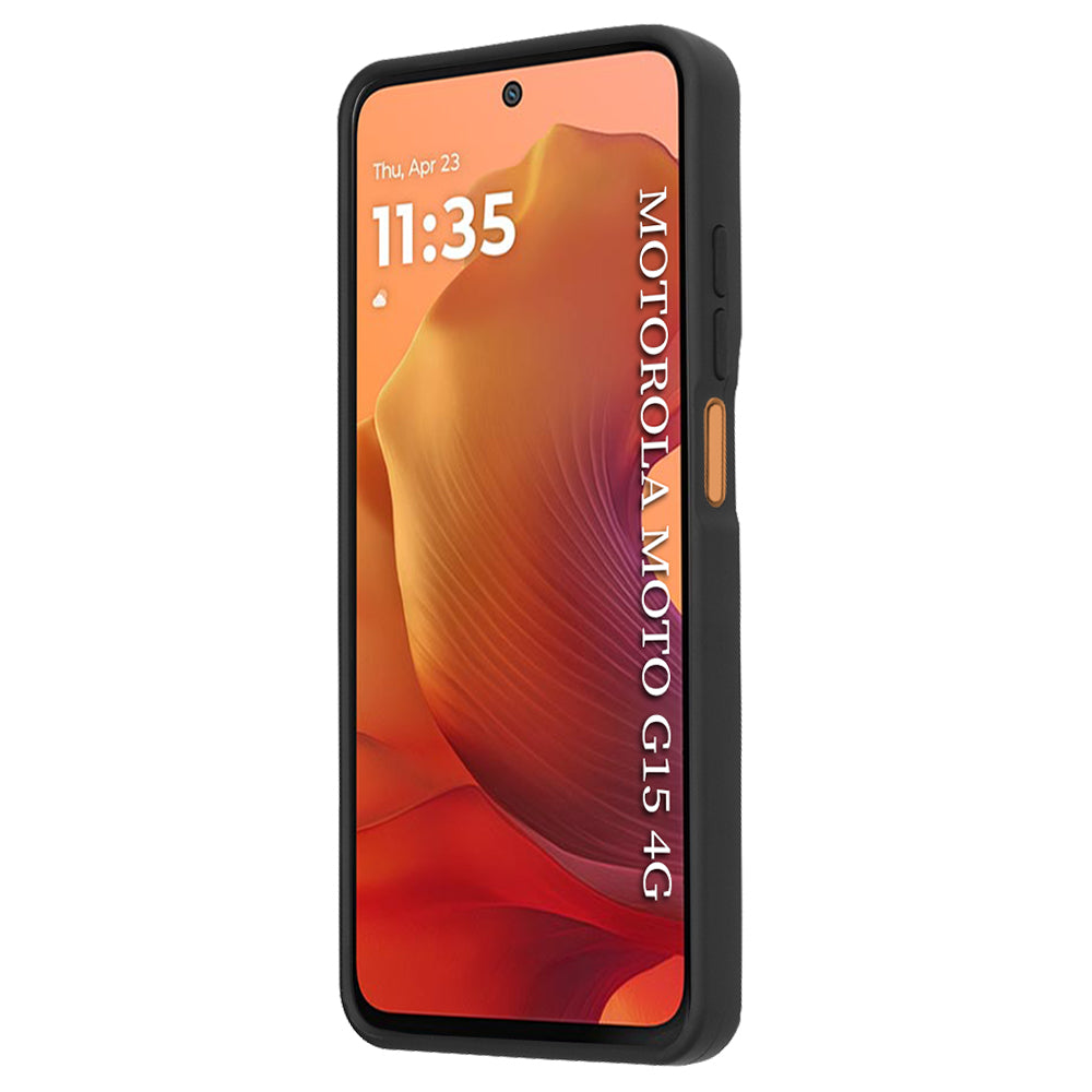 Husa de protectie Techsuit Glinth compatibil cu Motorola Moto G15 / G15 Power / G17 / G17 Power, Negru