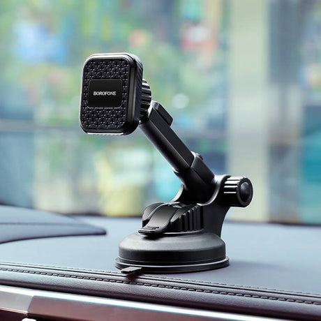 Suport Borofone Vanda (BH21), for Dashboard/Windshield, Magnetic, 360° Rotation, 4.5 - , Negru
