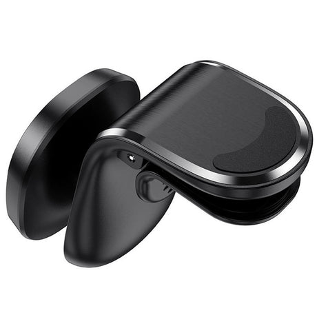 Suport Borofone Kyle (BH40), for Air Vent, Aluminum Alloy + ABS + Silicone, N38 Magnets, 4.7 - , Negru