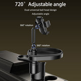Suport Yesido 4in1 (C274), Cup Storage, Phone Mount and Sundries Storage, 720° Adjustable Angle, 4.7-7.2", Negru