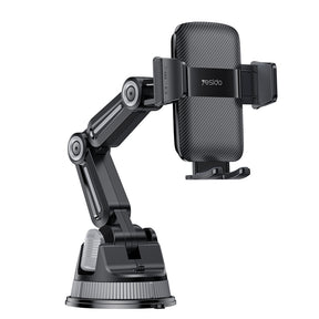 Suport Yesido (C275), for Dashboard, 1260-Degree All-Round Adjustment Design, 4.7-7.2" Phone, Negru