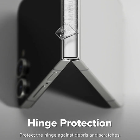 Folie de protectie Ringke Hinge Dual Easy Pro Film (set de 2) compatibil cu Samsung Galaxy Z Flip7, Transparent