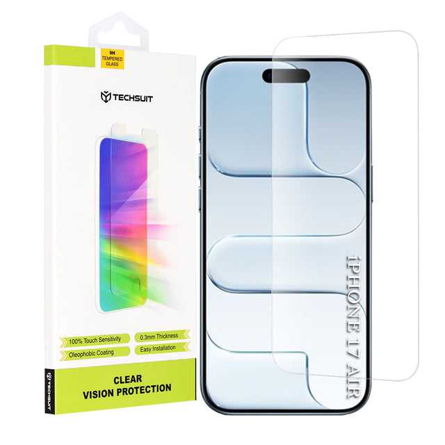 Folie de protectie Techsuit Clear Vision Glass compatibil cu iPhone 17 Air, Transparent