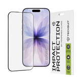 Folie de protectie Techsuit 111D Full Cover / Full Glue Glass compatibil cu iPhone 17 / iPhone 16 Pro, Negru