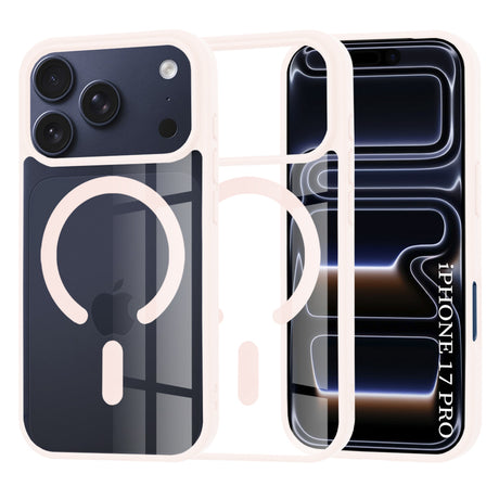 Husa de protectie Techsuit MagSafe Pro compatibil cu iPhone 17 Pro, Nude Pink